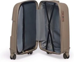 ©TROLLEYZ - Venice No.10 - Trolley - 55cm Met TSA Slot - Dubbele Wielen - 360° Spinners - 100% Polypropyleen - Handbagage Koffer In Pearl Sand -Bagage En Reistassen 1200x1006