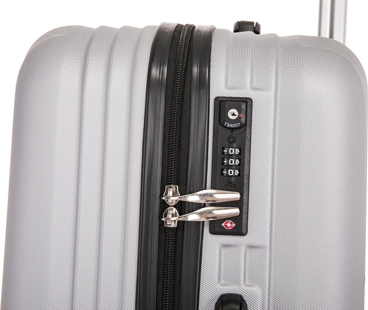 Royalty Rolls Amsterdam Handbagage Koffer 52 Cm - 25 Liter - Zilvergrijs 7 Royalty Rolls Amsterdam Handbagage Koffer 52 Cm - 25 Liter - Zilvergrijs - Afbeelding 7