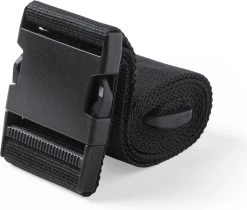 Merkloos Kofferriem - Bagageriem - Spanband Bagage - Kofferband - Reisaccessoires - Verstelbaar - 180 Cm - Zwart