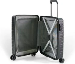 ©TROLLEYZ - Amsterdam No.9 - Trolley - 55cm Met TSA Slot - Dubbele Wielen - 360° Spinners - 100% ABS - Handbagage Koffer In Night Black 15 ©TROLLEYZ - Amsterdam No.9 - Trolley - 55cm Met TSA Slot - Dubbele Wielen - 360° Spinners - 100% ABS - Handbagage Koffer In Night Black -Bagage En Reistassen 1200x1026 1