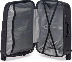 ©TROLLEYZ - Paris No.5 - Reiskoffer - 78cm Met TSA Slot - Dubbele Wielen - 360° Spinners - 100% Polypropyleen - Reiskoffer In Piano Black -Bagage En Reistassen 1200x1028