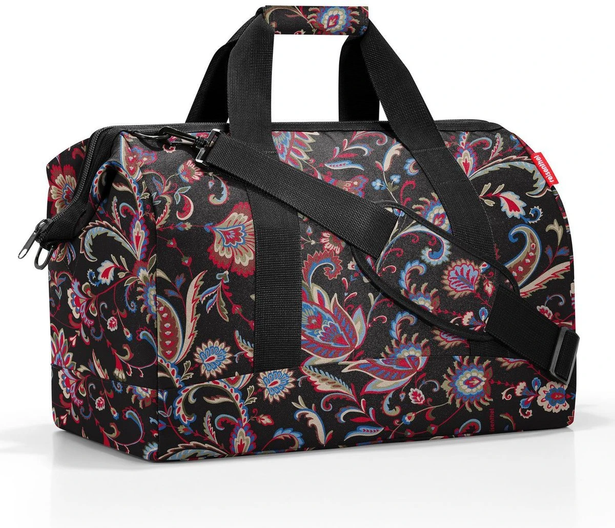 Reisenthel Allrounder L Reistas Sporttas - 30L - Paisley Zwart 2 Reisenthel Allrounder L Reistas Sporttas - 30L - Paisley Zwart - Afbeelding 2
