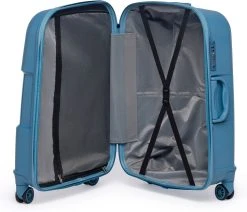 ©TROLLEYZ - Venice No.10 - Reiskoffer - 69cm Met TSA Slot - Dubbele Wielen - 360° Spinners - 100% Polypropyleen - Reiskoffer In Ice Blue 14 ©TROLLEYZ - Venice No.10 - Reiskoffer - 69cm Met TSA Slot - Dubbele Wielen - 360° Spinners - 100% Polypropyleen - Reiskoffer In Ice Blue -Bagage En Reistassen 1200x1031