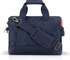 Reisenthel Allrounder M Reistas Sporttas - 18L - Rhombus Midnight Gold Blauw
