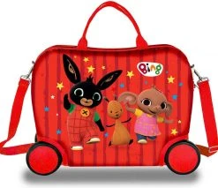Bing Bunny Reiskoffer - 40 X 32 X 20 Cm - Rood