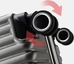 Design Handbagage Reiskoffer 20'', 50.8 Cm Cabinbag, Spinner , Aluminium Magnesium Alloy Frame Koffer, (LIGHT GRIJS) 17 Design Handbagage Reiskoffer 20'', 50.8 Cm Cabinbag, Spinner , Aluminium Magnesium Alloy Frame Koffer, (LIGHT GRIJS) -Bagage En Reistassen 1200x1039 2