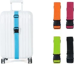 UNRL® Kofferriem 180 * 5 Cm - Verstelbaar - Bagageriem - Roze -Bagage En Reistassen 1200x1045 7