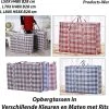 10-Stuks XXL Verhuistassen En Reistassen In Verschillende Kleuren Met Rits