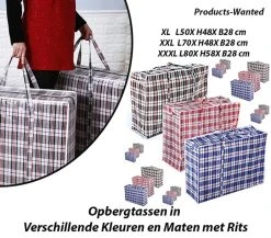 10-Stuks XXL Verhuistassen En Reistassen In Verschillende Kleuren Met Rits -Bagage En Reistassen 1200x1055 2