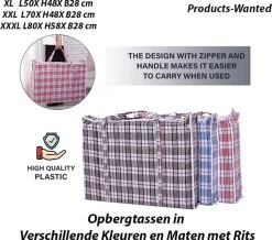 10-Stuks XXL Verhuistassen En Reistassen In Verschillende Kleuren Met Rits -Bagage En Reistassen 1200x1057 4