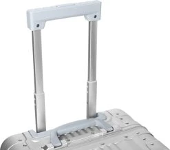 Aluminium Handbagage Koffer Mozzel Darrow - Reiskoffer Met Wielen - 51cm - Harde Koffer - Zilver -Bagage En Reistassen 1200x1059