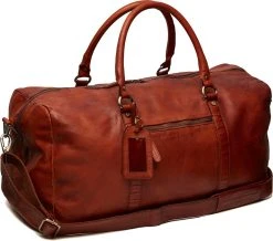 The Chesterfield Brand Leren Weekendtas Cognac Sydney Black Label