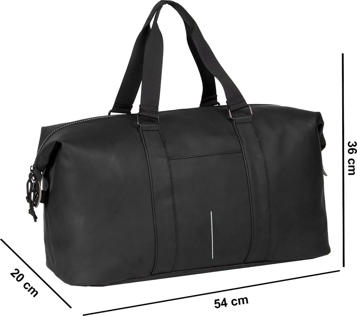 New Rebels Mart Waterafstotende Weekendtas - Zwart 5 New Rebels Mart Waterafstotende Weekendtas - Zwart - Afbeelding 5