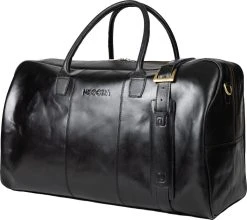 NEGOTIA Delta - Leren Weekendtas - Leren Reistas - Duffel Bag - 100% Luxe Top-Grain Leer - Zwart -Bagage En Reistassen 1200x1068 3