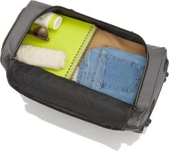 Travelite Basics Wheeled Duffle 55cm Expandable Grey/Green -Bagage En Reistassen 1200x1071 1