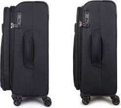 Decent D-Upright Large Koffer - 76 Cm Expandable - TSA Slot - Zwart 32 Decent D-Upright Large Koffer - 76 Cm Expandable - TSA Slot - Zwart -Bagage En Reistassen 1200x1076