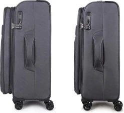 Decent D-Upright Large Koffer - 76 Cm Expandable - TSA Slot - Grijs -Bagage En Reistassen 1200x1093 2