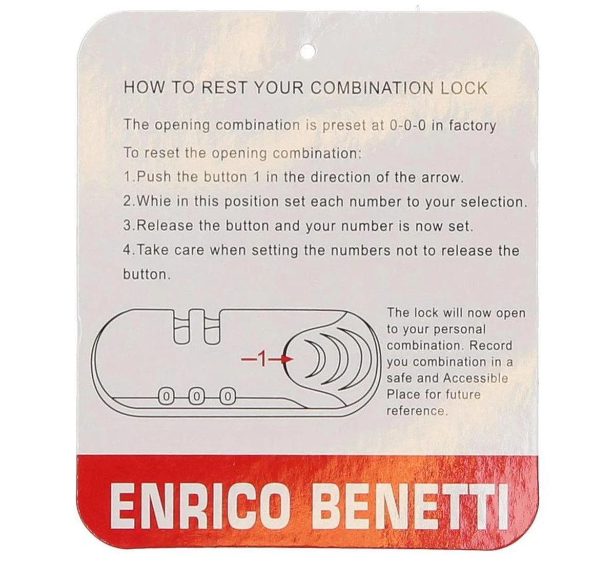 Enrico Benetti Louisville 39040 Handbagage Koffer 52 Cm - Blauw 6 Enrico Benetti Louisville 39040 Handbagage Koffer 52 Cm - Blauw - Afbeelding 6