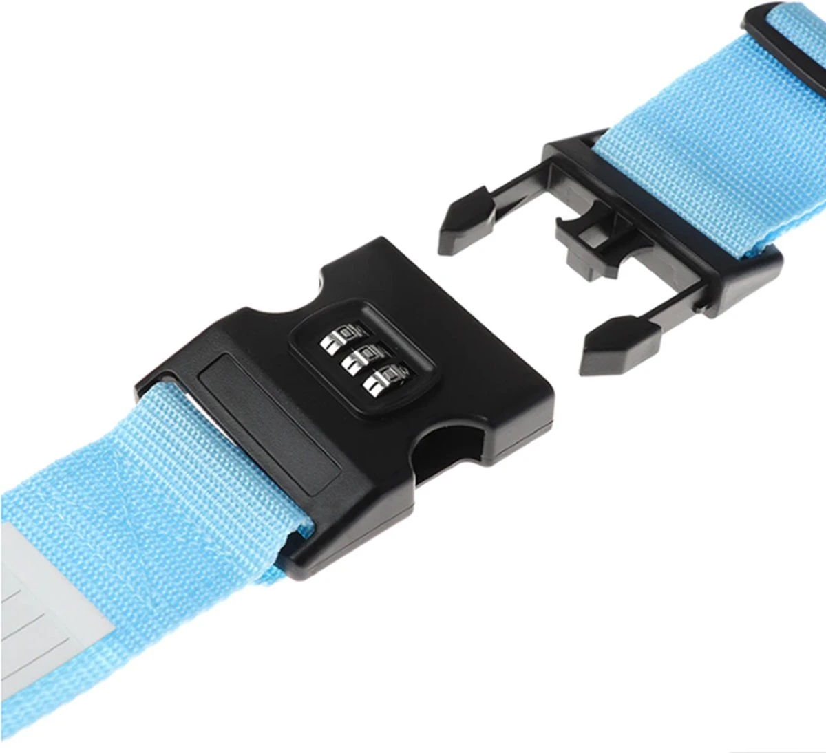 UNRL® Kofferriem 200 * 5 Cm - Met 3-cijferslot - Verstelbaar - Bagageriem - Oranje 6 UNRL® Kofferriem 200 * 5 Cm - Met 3-cijferslot - Verstelbaar - Bagageriem - Oranje - Afbeelding 6