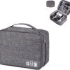 Travelorganizer Electronica Grijs - Reis Organiser Oplader - Opberger Vakantie / Travel - Reisorganizer