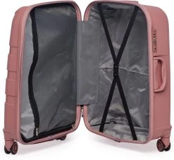 ©TROLLEYZ - Paris No.5 - Reiskoffer - 69cm Met TSA Slot - Dubbele Wielen - 360° Spinners - 100% Polypropyleen - Reiskoffer In Rose Blush -Bagage En Reistassen 1200x1103 3