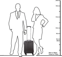 Decent Handbagage Koffer / Trolley / Reiskoffer - 50 Cm - 32 Liter - ABS - Neon-Fix - Roze -Bagage En Reistassen 1200x1114