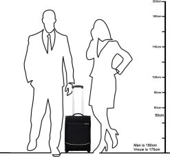 Decent Handbagage Koffer / Trolley / Reiskoffer - 50 Cm - 35 Liter - Polyester - Super-Light - Zwart -Bagage En Reistassen 1200x1114 6