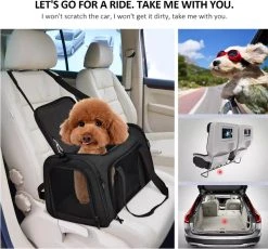 Merkloos - Reistas - Carrier - Transporttas - Huisdiertas Schoudertas - Huisdier Kat Vervoer - Kattentas Hondendraagtas Transport Meenemen Vakantie - Hondendrager - Kat - Hond - Grijs -Bagage En Reistassen 1200x1115 2