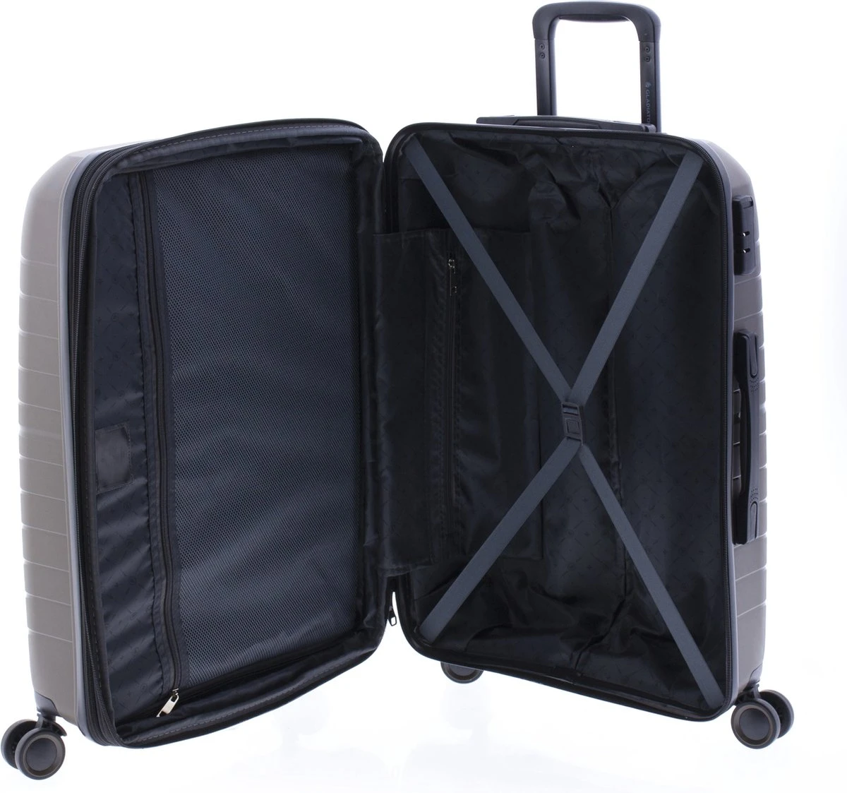 Gladiator Kick-Off Middelgrote Koffer Expandable - 67 Cm - 72/90 Liter - Eco Friendly Recyclebaar PP - Rood 4 Gladiator Kick-Off Middelgrote Koffer Expandable - 67 Cm - 72/90 Liter - Eco Friendly Recyclebaar PP - Rood - Afbeelding 4