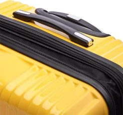 Tesla PC - Reiskoffer - 65 Cm - 4 Wielen - Geel -Bagage En Reistassen 1200x1124 3