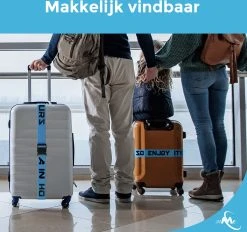 24ME® 1 Kofferriem Plus 1 Kofferlabel - Bagage Riem Met Bagagelabel - Luggage - Kofferband - 180 Cm X 5cm - Extreem Stevig Polyester Materiaal -Bagage En Reistassen 1200x1128 1