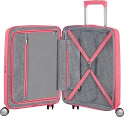 American Tourister Reiskoffer - Soundbox Spinner 55/20 Tsa Uitbreidbaar (Handbagage) Sun Kissed Coral -Bagage En Reistassen 1200x1130 2