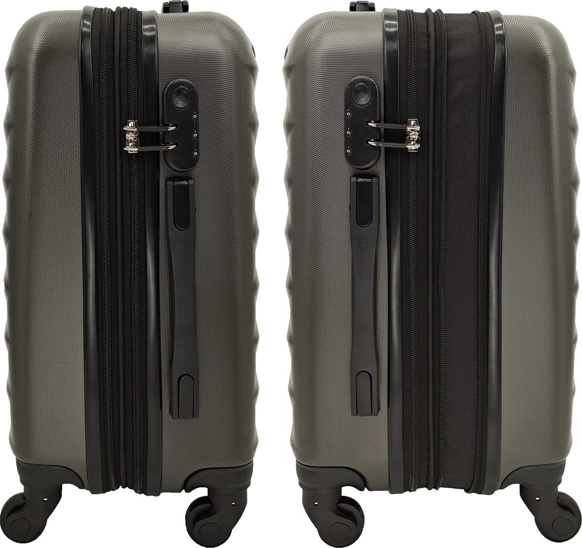 SB Travelbags 'Expandable' Bagage Koffer 65cm- Donker Grijs 8 SB Travelbags 'Expandable' Bagage Koffer 65cm- Donker Grijs - Afbeelding 8