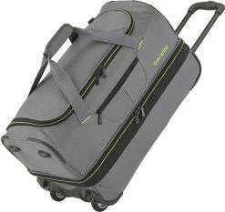 Travelite Basics Wheeled Duffle 70cm Expandable Grey/Green -Bagage En Reistassen 1200x1132 4