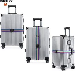 2 X Kofferriem - Bagage Band - Luggage Belt - Bagage Gordel - Met SlideLock En Adreslabel - Afstelbaar - 200 Cm X 5 Cm - Rainbow 11 2 X Kofferriem - Bagage Band - Luggage Belt - Bagage Gordel - Met SlideLock En Adreslabel - Afstelbaar - 200 Cm X 5 Cm - Rainbow -Bagage En Reistassen 1200x1132 5