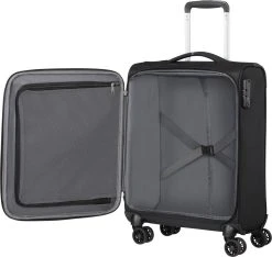 American Tourister Reiskoffer - Crosstrack Spinner 55/20 Tsa (Handbagage) Black/Grey -Bagage En Reistassen 1200x1136 1