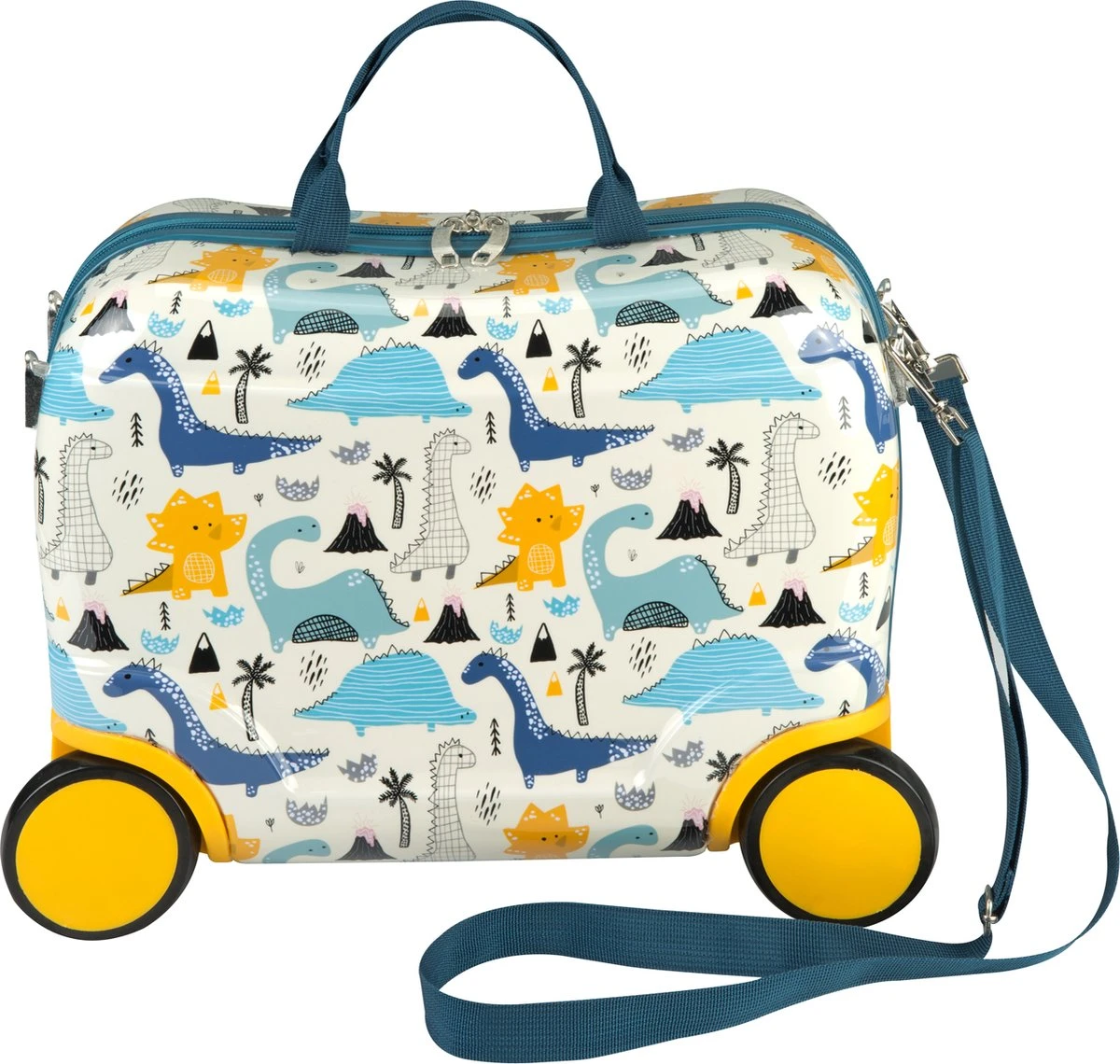 Princess Traveller Kids Collection - Ride On Trolley - Dino 2 Princess Traveller Kids Collection - Ride On Trolley - Dino - Afbeelding 2