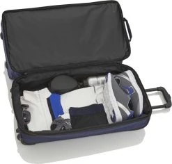 Travelite Basics Wheeled Duffle 70cm Expandable Navy/Orange -Bagage En Reistassen 1200x1146 5