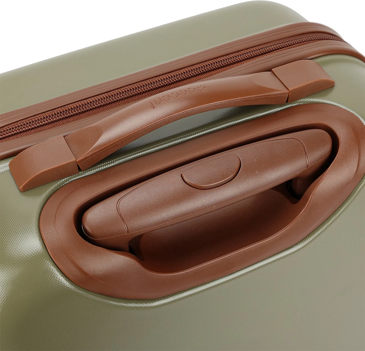 Decent Retro Handbagage Koffer 55 Cm Dark Green 6 Decent Retro Handbagage Koffer 55 Cm Dark Green - Afbeelding 6