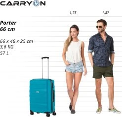 CarryOn Porter ® Reiskoffer - 66cm Trolley Met TSA-slot - OKOBAN Registratie - Groen 10 CarryOn Porter ® Reiskoffer - 66cm Trolley Met TSA-slot - OKOBAN Registratie - Groen -Bagage En Reistassen 1200x1154 3