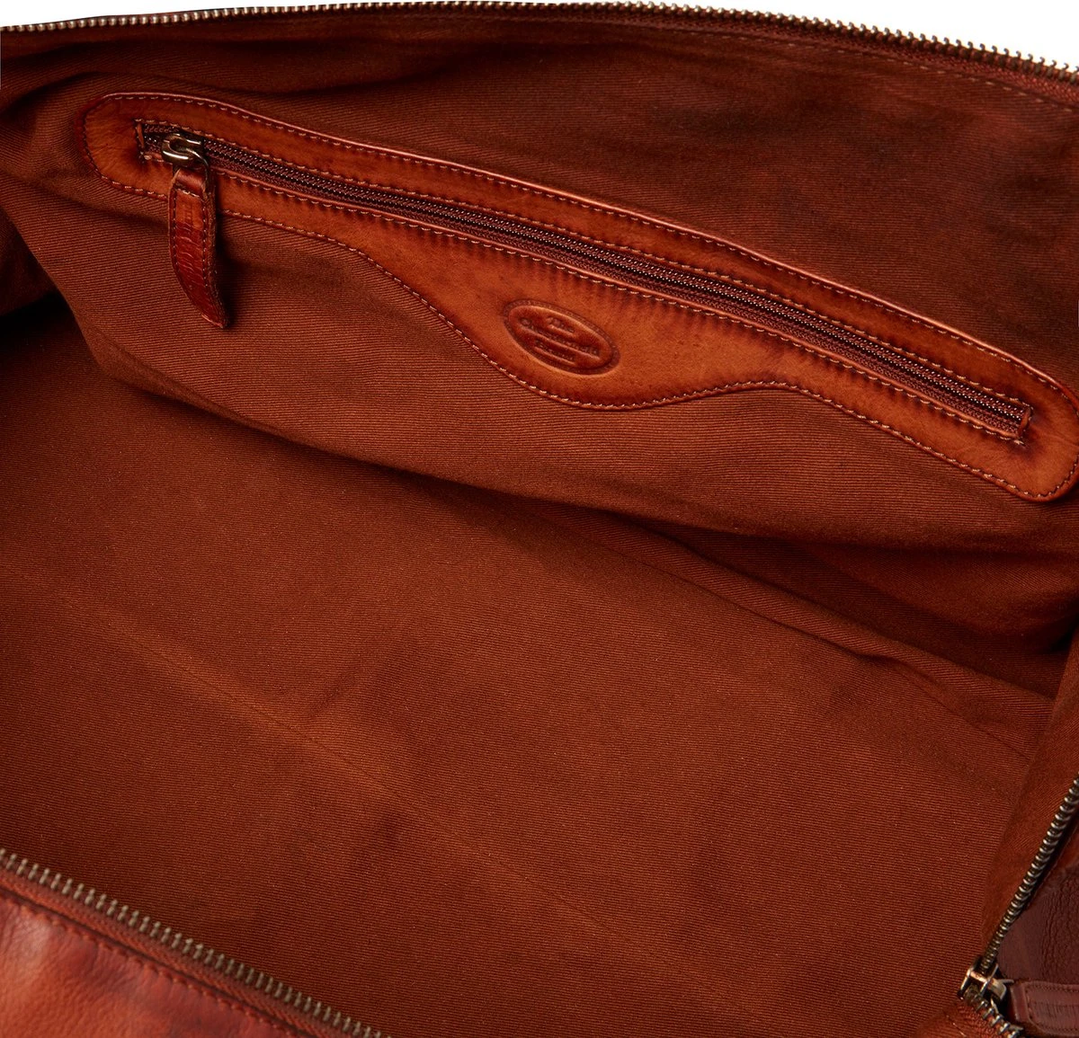 The Chesterfield Brand Leren Weekendtas Cognac Sydney Black Label 3 The Chesterfield Brand Leren Weekendtas Cognac Sydney Black Label - Afbeelding 3