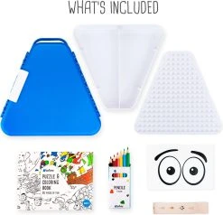 Trunki: TEEBEE Terrance Blauw - Kids Travel Toy Box, Bevat Een Leuk Activiteitenboekje, Kleurpotloden En Stickers, In Doos 15,5x18x18cm, 3+ -Bagage En Reistassen 1200x1157 3