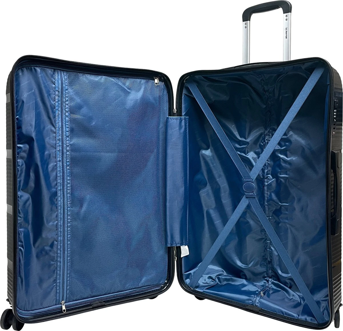 Benzi Izeda Grote Koffer - 75 Cm - 95 Liter - Rood 4 Benzi Izeda Grote Koffer - 75 Cm - 95 Liter - Rood - Afbeelding 4