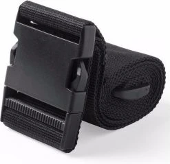 Merkloos Kofferriem - Zwart - 180 Cm