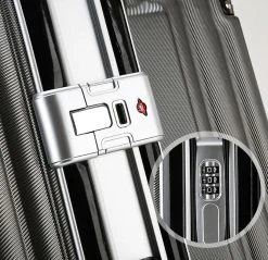 Design Handbagage Reiskoffer 20'', 50.8 Cm Cabinbag, Spinner , Aluminium Magnesium Alloy Frame Koffer, (LIGHT GRIJS) 18 Design Handbagage Reiskoffer 20'', 50.8 Cm Cabinbag, Spinner , Aluminium Magnesium Alloy Frame Koffer, (LIGHT GRIJS) -Bagage En Reistassen 1200x1162 1