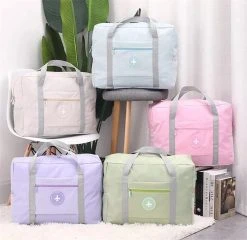 Merkloos Opvouwbare Reistas Roze - Opbergtas - Weekendtas - Reistas Voor Handbagage - Opvouwbare Reistassen Dames - Reistas Voor Op Koffer - Dames Tas - Damestas - Tas Voor Reizen - Sporttas -Bagage En Reistassen 1200x1164 11