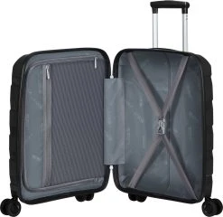 American Tourister Reiskoffer - Air Move Spinner 55/20 Tsa (Handbagage) Black -Bagage En Reistassen 1200x1164 5