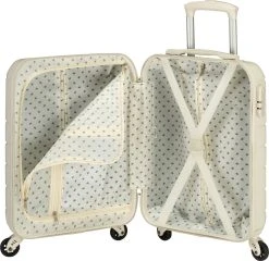 Princess Traveller Florence - Handbagagekoffer Met Strap - Crème - S - 55cm -Bagage En Reistassen 1200x1168 1