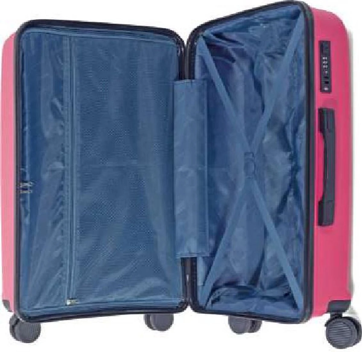 Benzi Ovar Grote Koffer - 75 Cm - 95 Liter - Fuchsiaroze 2 Benzi Ovar Grote Koffer - 75 Cm - 95 Liter - Fuchsiaroze - Afbeelding 2