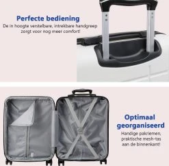 CabinMax Velocity Handbagage Koffer - Uitbreidbaar Trolley 44L - Harde Reiskoffer - 55x40x20/25 Cm - Lichtgewicht - Groot Capaciteit - Wit 13 CabinMax Velocity Handbagage Koffer - Uitbreidbaar Trolley 44L - Harde Reiskoffer - 55x40x20/25 Cm - Lichtgewicht - Groot Capaciteit - Wit -Bagage En Reistassen 1200x1175 7